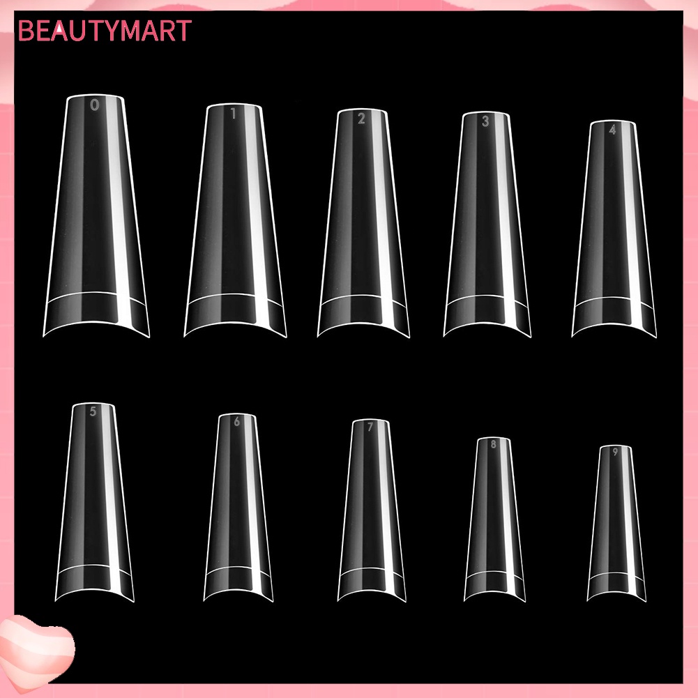 Bộ 500 Móng Tay Giả Trong Suốt Nhiều Kích Cỡ Cho Nữ