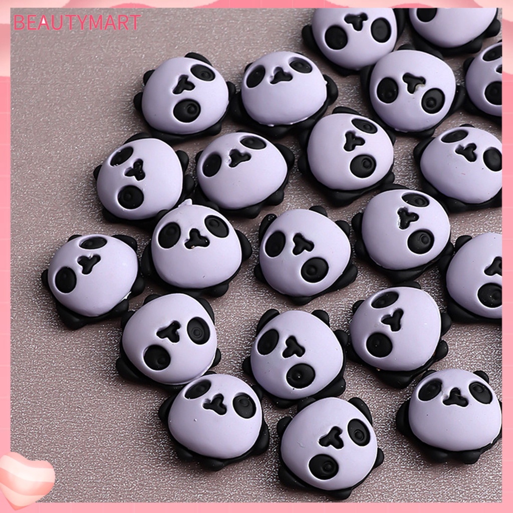 Bộ 5 Phụ Kiện Trang Trí Móng Tay Hình Gấu Trúc Hoạt Hình DIY