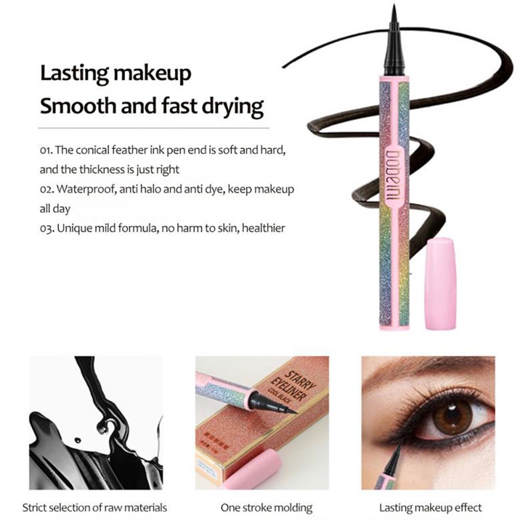 Bút Kẻ Mắt Dạng Lỏng Chống Thấm Mồ Hôi Lâu Trôi T6K1