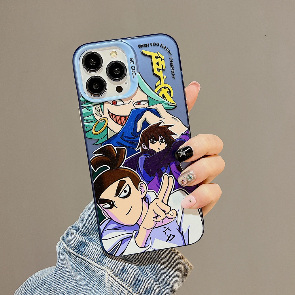 Ốp Điện Thoại TPU Mềm Trong Suốt Chống Sốc Họa Tiết Hoạt Hình Cho iPhone 11 13 12 14 Pro Max