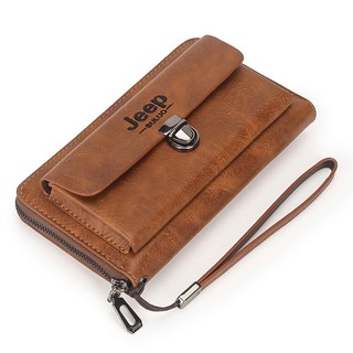 Ví da cầm tay thời trang 2023 dành cho nam ví nam cầm tay ví nam dài clutch nam