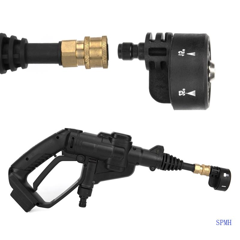 Vòi Phun Nước 4 Đầu Tưới Cây Áp Suất Cao 6 Trong 1