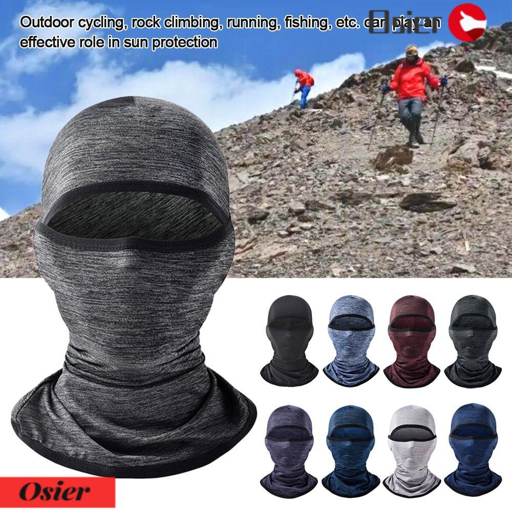 OSIER1 Toàn Bộ Mũ Trùm Đầu Chống Nắng Chống Gió Thoáng Khí Kèm Khăn Che Mặt Tiện Dụng Ốp