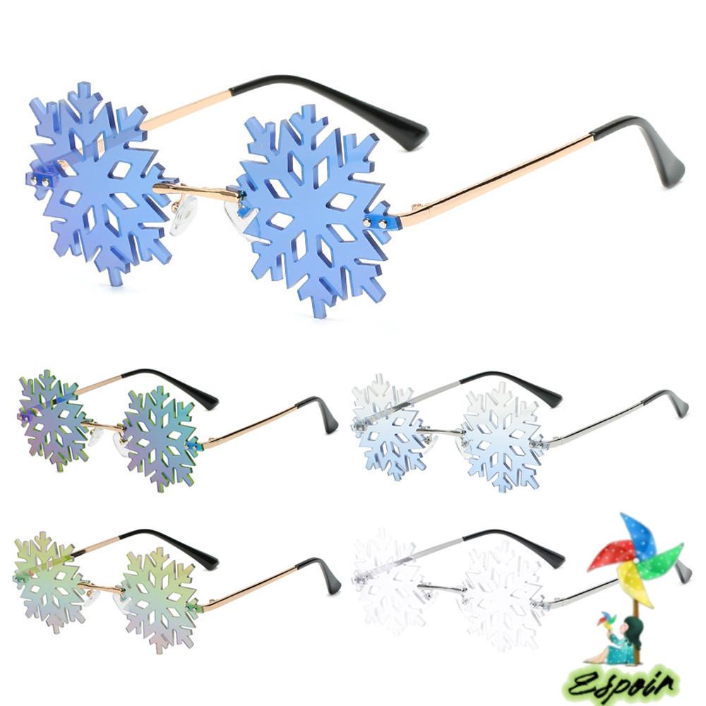 ESPO Kính Mát Hình Bông Tuyết Phong Cách Vintage