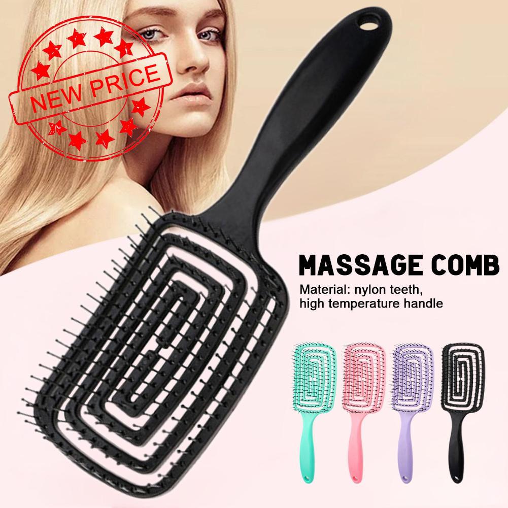 Lược Chải Tóc Massage Da Đầu Bằng Nylon Cho Salon X4R4