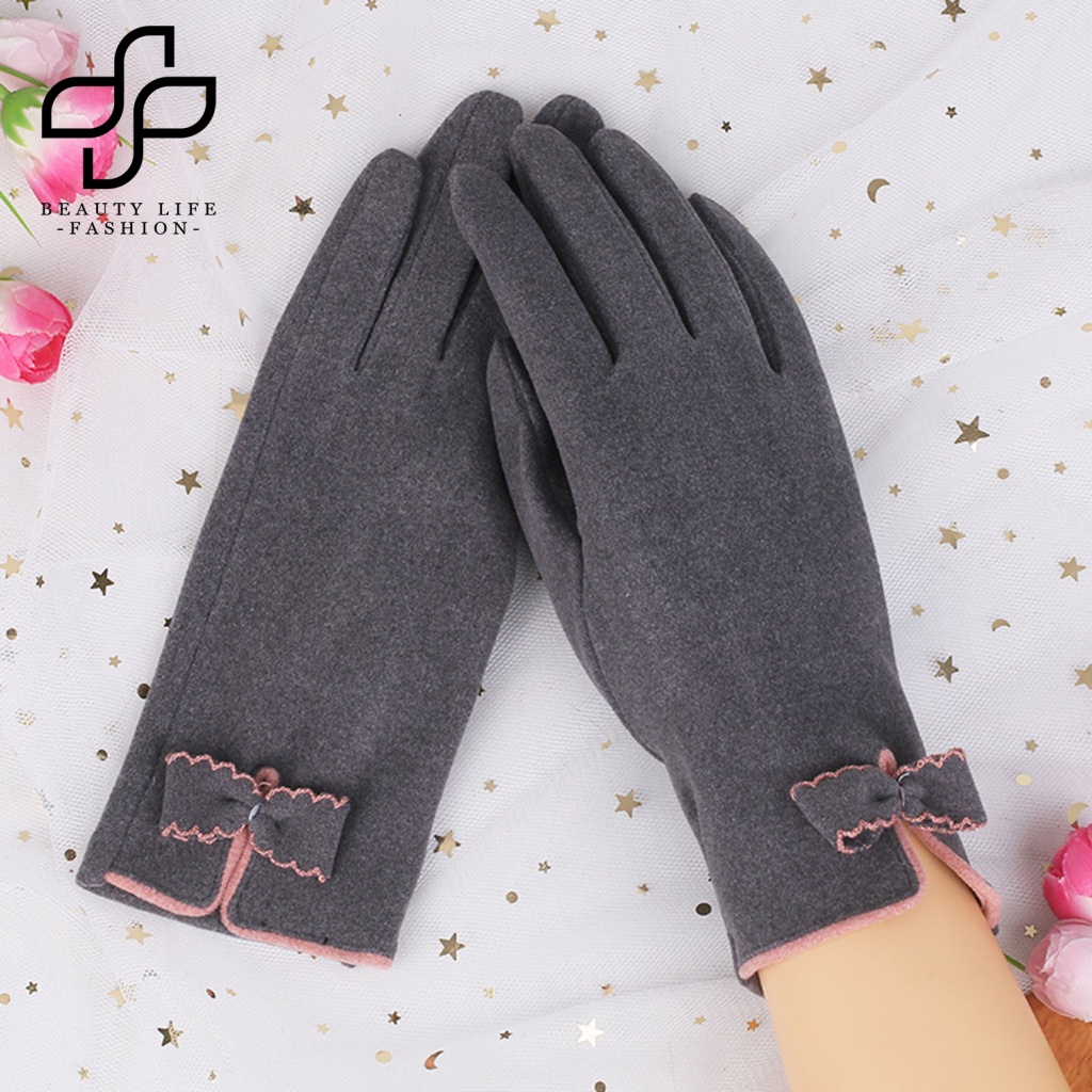 Găng Tay Lái Xe Giữ Ấm Toàn Diện Chống Thấm Nước Có Thể Chạm Màn Hình Cảm