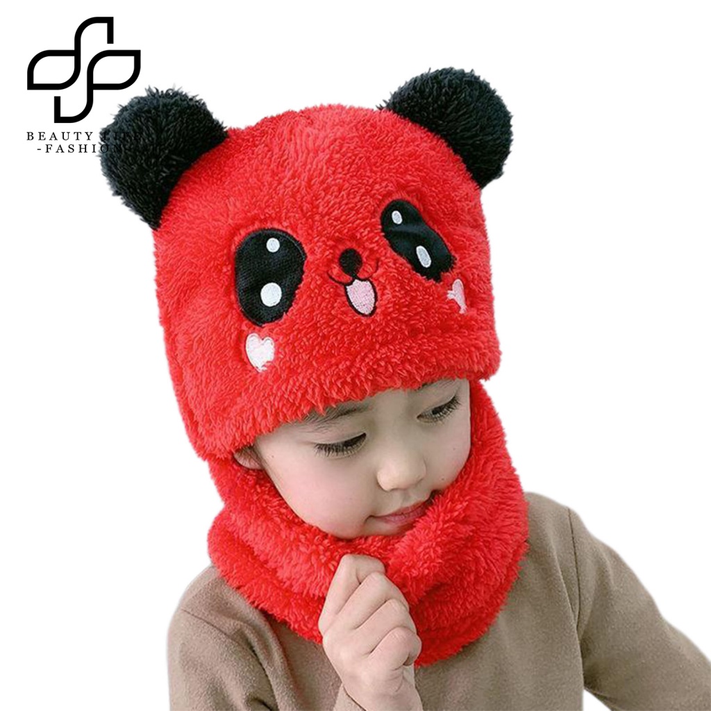 Nón Len Giữ Ấm Tai Gấu Dễ Thương Cho Bé