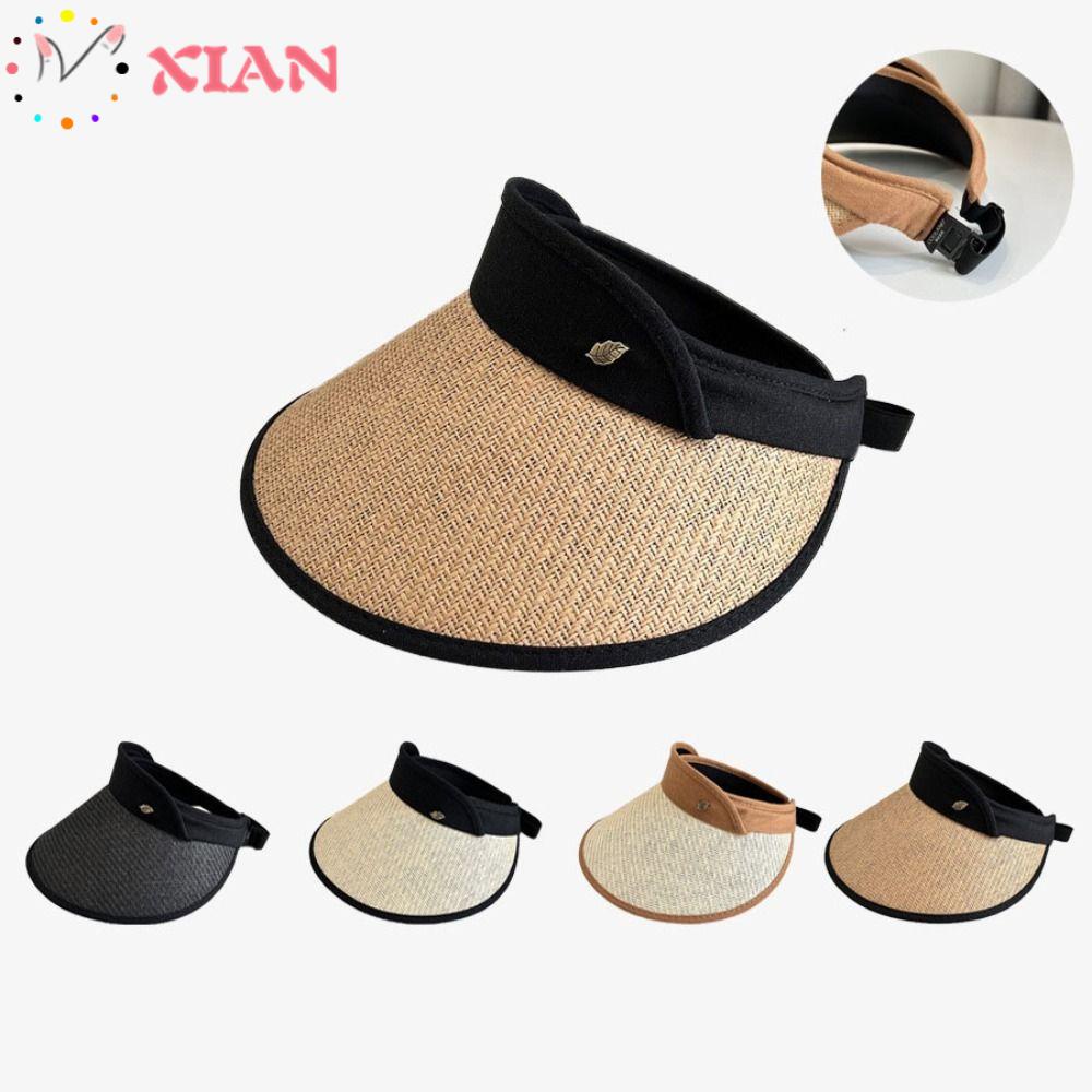 Mũ Rộng Vành Hở Chóp Che Nắng Thời Trang Đi Biển Mùa Hè