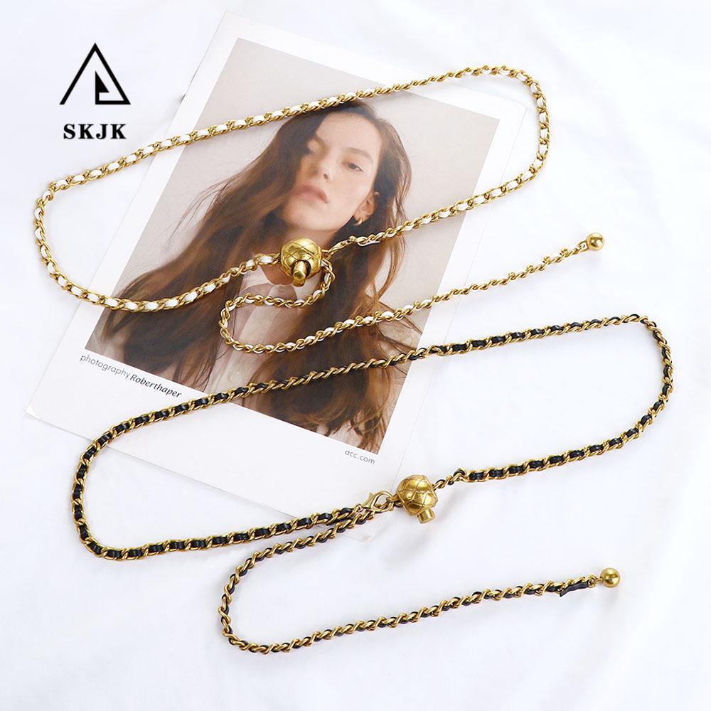 Thắt Lưng Dây Xích Bằng Kim Loại Phong Cách Hip Hop Punk Gợi Cảm Cho Nữ