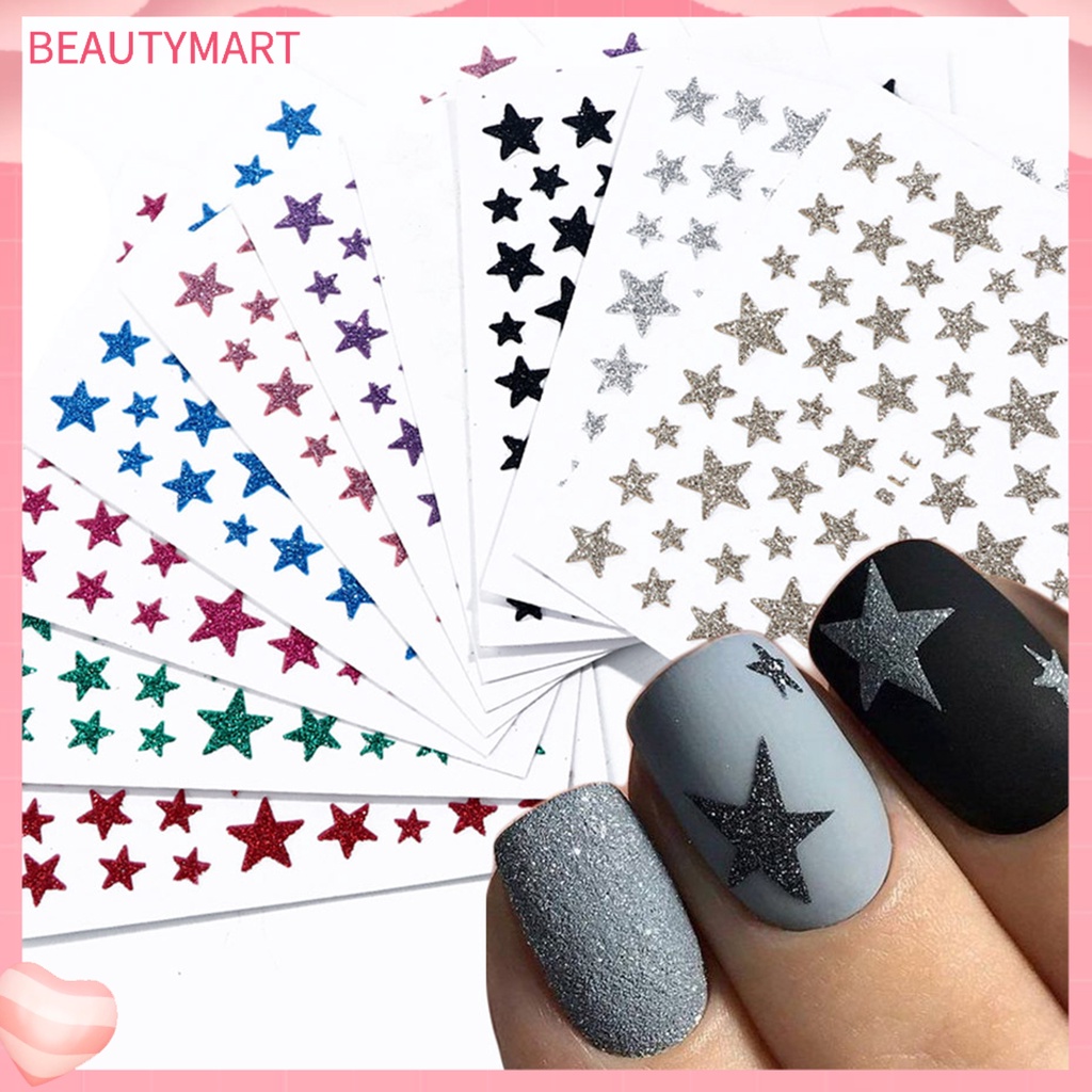Miếng Dán Trang Trí Móng Tay 3D Lấp Lánh Dành Cho Nữ