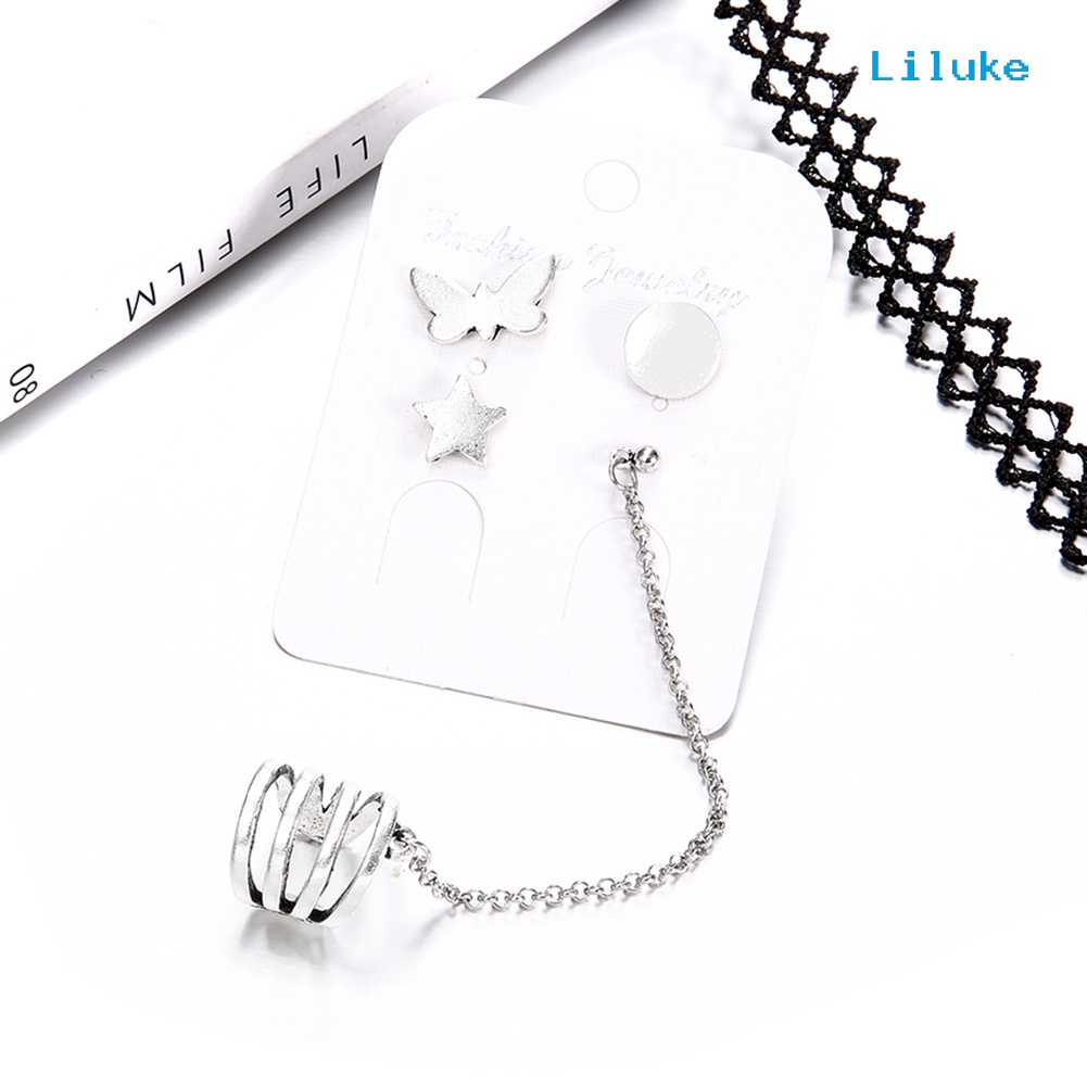 Bộ 4 Khuyên Tai Nữ Trang Phong Cách Bohemian