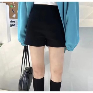 Quần Short Nữ Lưng Cao Dáng Ôm Co Dãn Thời Trang