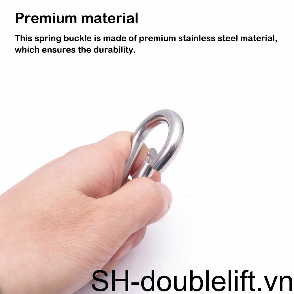 Móc Khóa Lò Xo Chống Thấm Nước Độ Bền Cao Chuyên Dụng Cho Leo Núi / Thể Thao