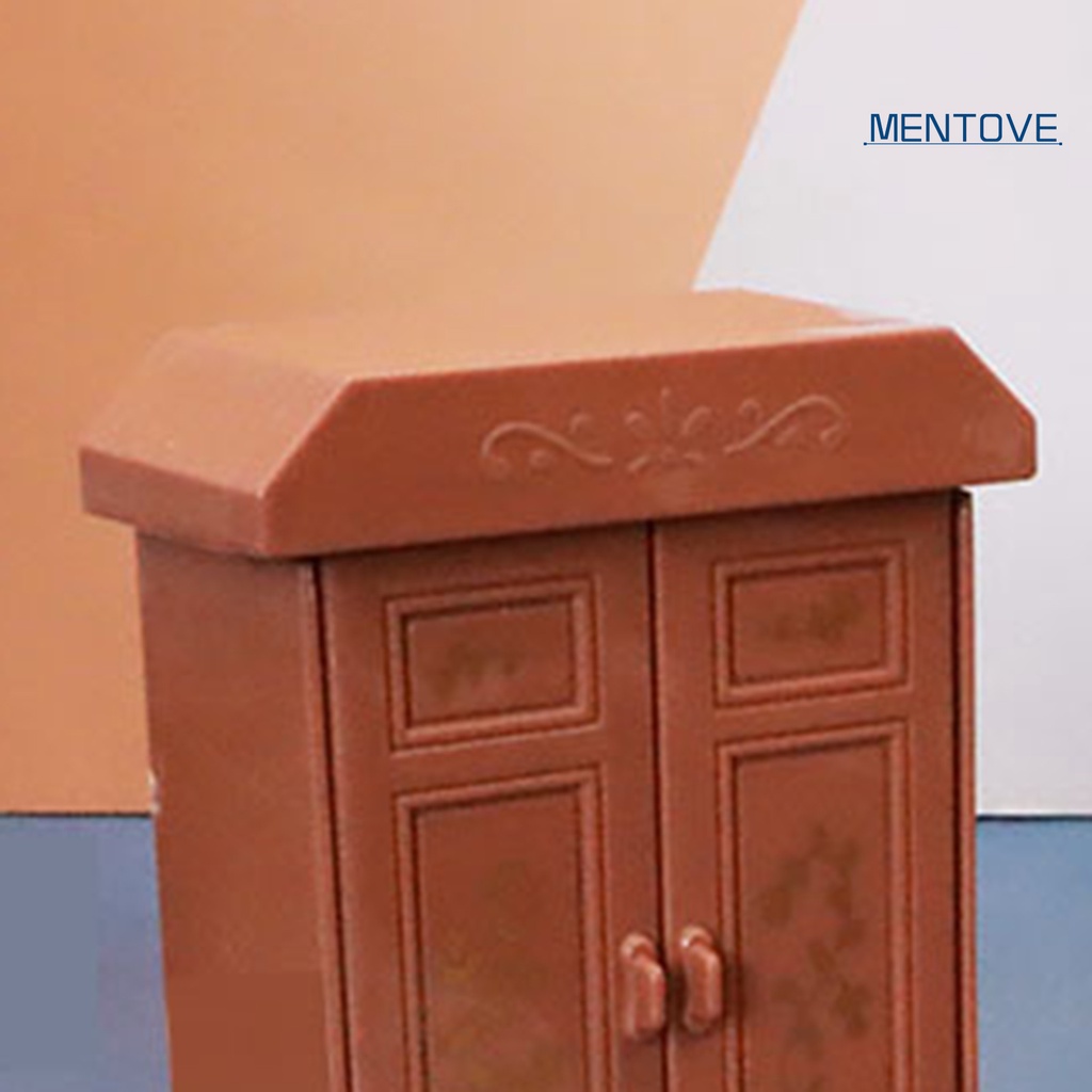 1 Set Đồ Gia Dụng Bằng Nhựa Dễ Thương Cho Nhà Búp Bê