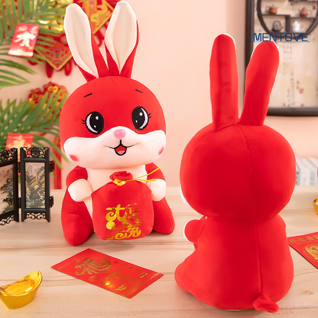 Thỏ Nhồi Bông 30 / 40 / 50 / 60cm Trang Trí Năm Mới