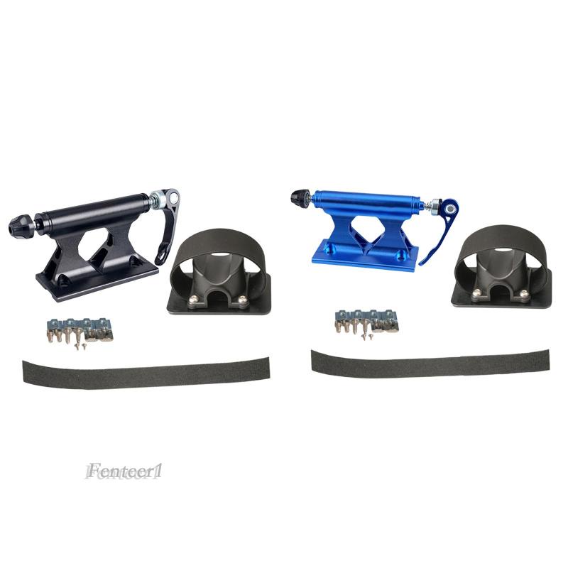 [Fenteer1] Khung Gắn Phuộc Xe Đạp Bằng Hợp Kim Nhôm Màu Đen