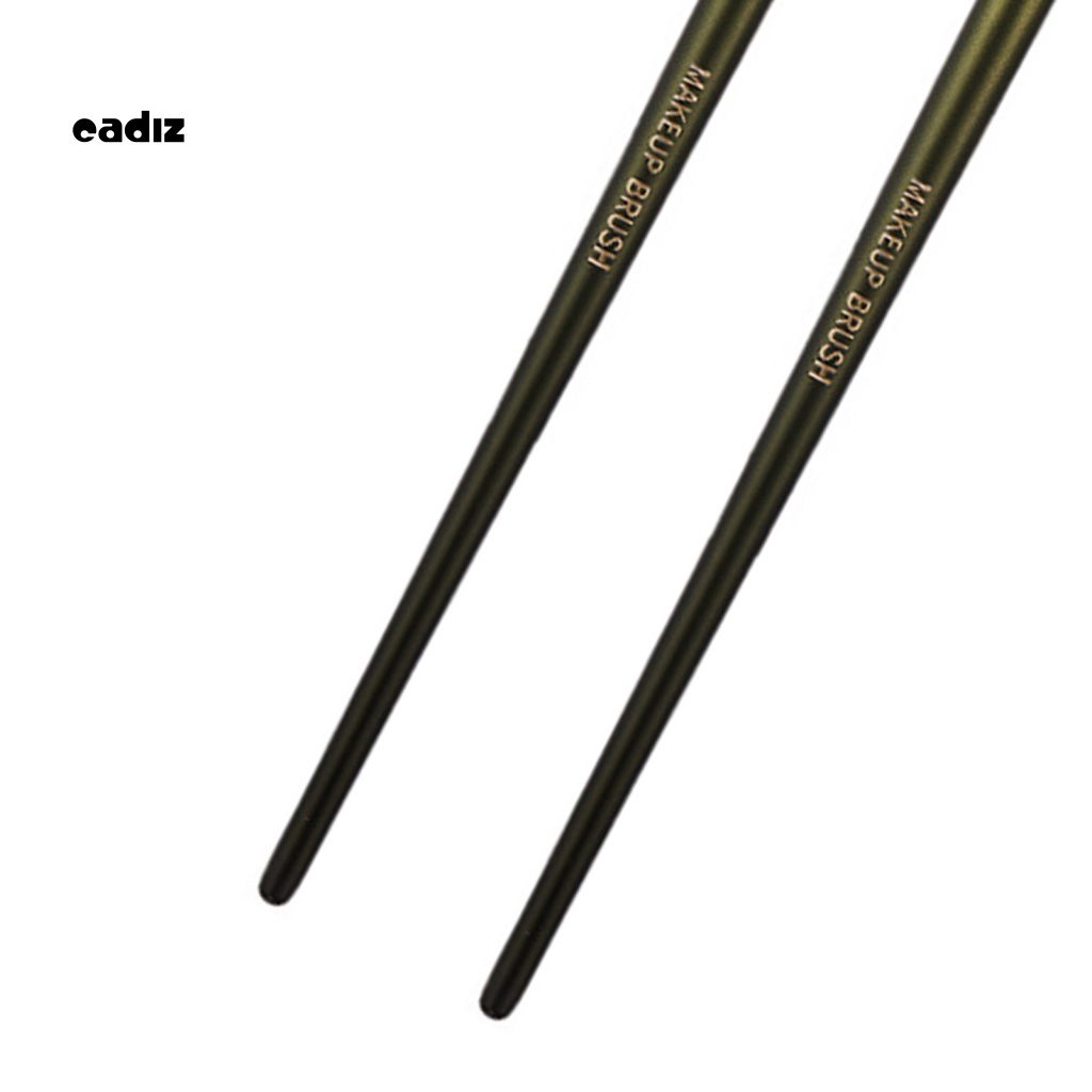 Set 2 Cọ Trang Điểm Mũi Lông Mềm Cán Gỗ Gọn Nhẹ