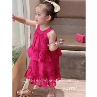 Váy tầng nhăn HB bé gái