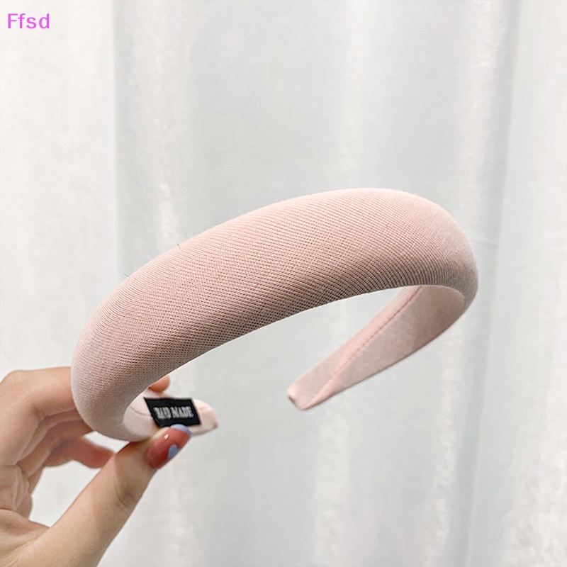 Băng Đô Cài Tóc Bằng Xốp Phối Nhung Dày Dặn Thời Trang Cho Nữ