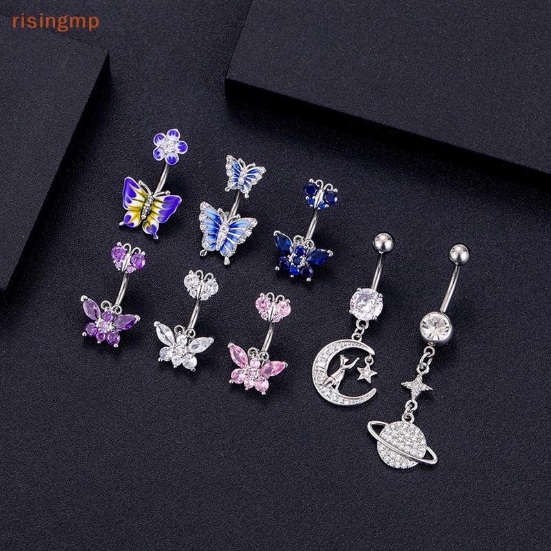 1 Khuyên RốN HìNh BướM ĐíNh Đá Xinh XắN