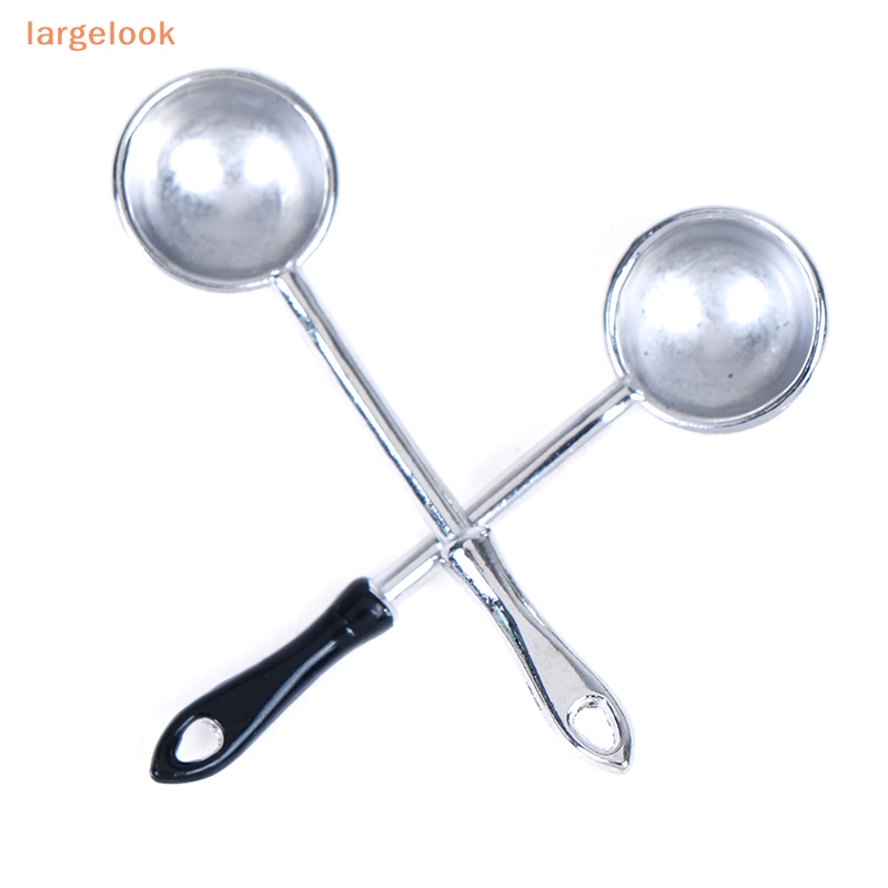 Set 2 Muỗng mini Tỉ Lệ 1: 12 Cho Nhà Búp Bê