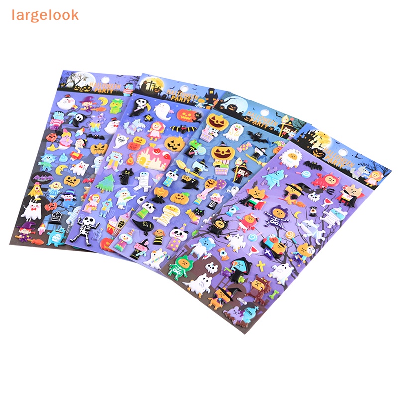 1 Nhãn Dán PVC Hình Bí Ngô Halloween Dễ Thương Trang Trí Sổ Tay / Nhật Ký diy