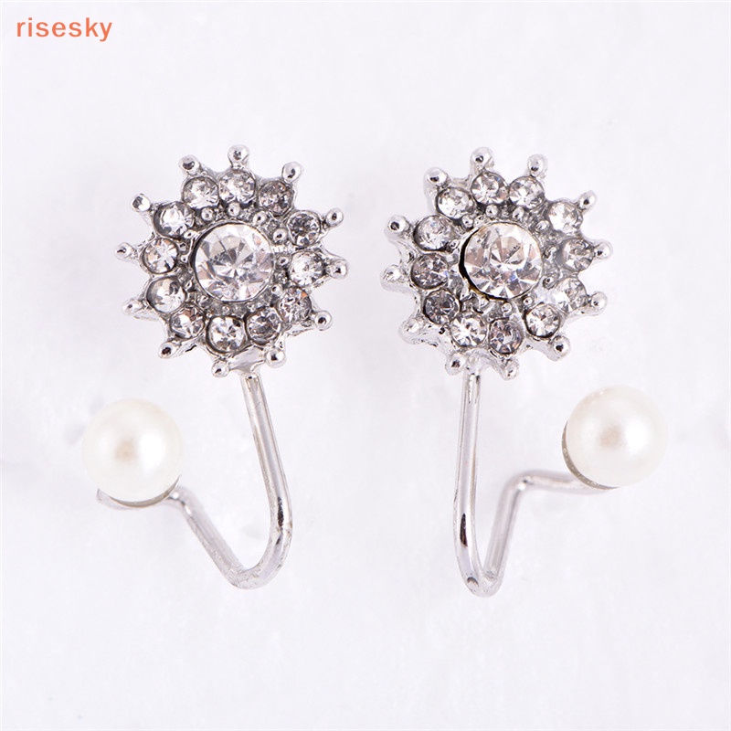 1 Đôi Bông Tai Đính Ngọc Trai Thanh Lịch Dành Cho Nữ