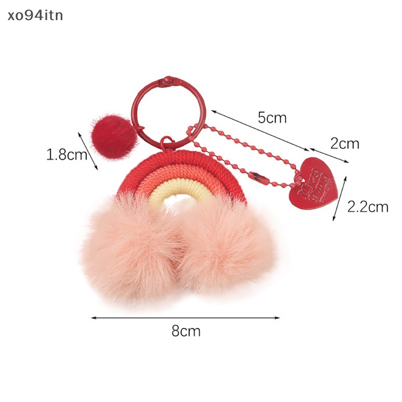 Móc Khóa Dây Bện Hình Mưa Dễ Thương Cho Nữ
