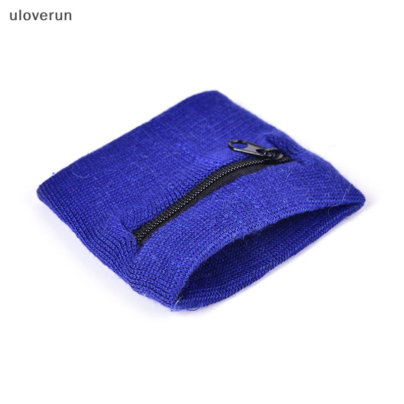 Uloverun 1 Vòng Đeo Tay Thể Thao Thấm Hút Mồ Hôi Có Khóa Kéo vn