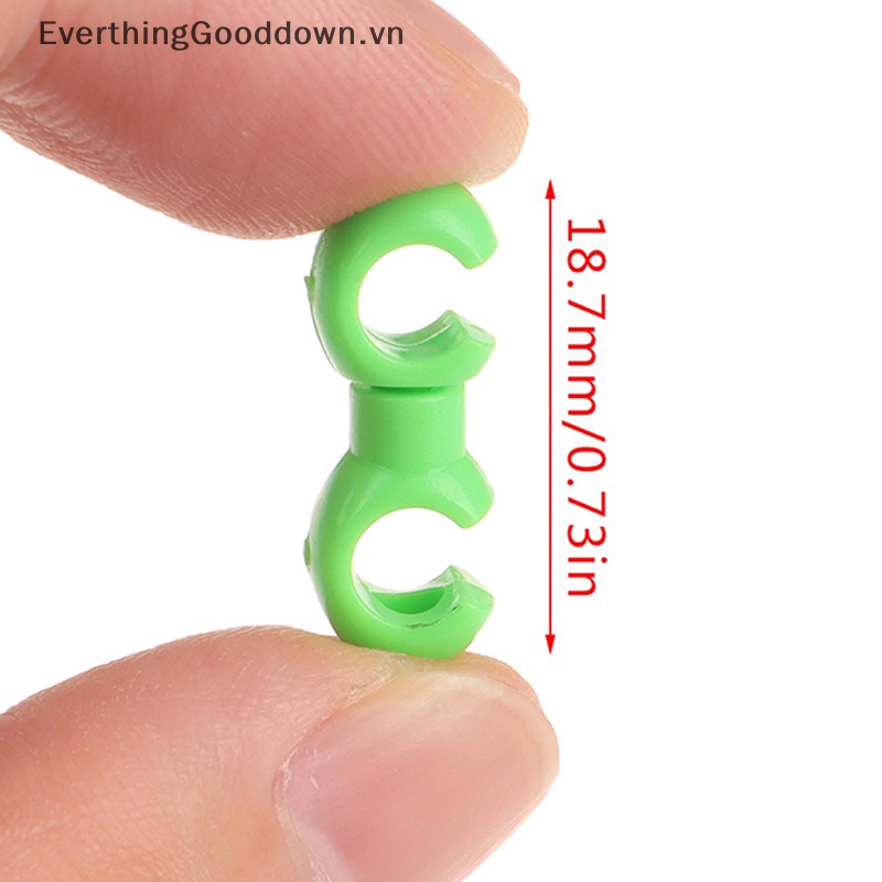 Everthinggooddown ​Set 10 Kẹp Dây Phanh Xe Đạp Hình Chữ S Gọn Gàng Tiện Dụng