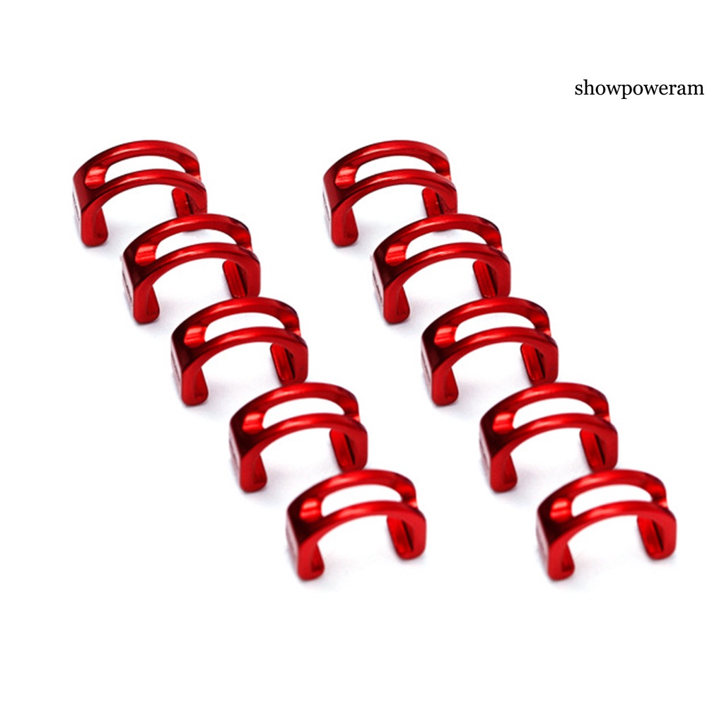 Set 10 Khóa Cài Chữ C SP-10 CNC Đơn Giản Chống Ăn Mòn Cài Đặt Dây Phanh Xe Đạp