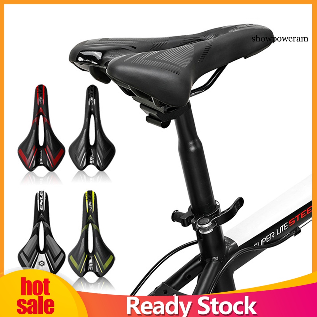 Yên Xe Đạp Leo Núi Bằng Da Giả Khoét Lỗ Chống Trượt