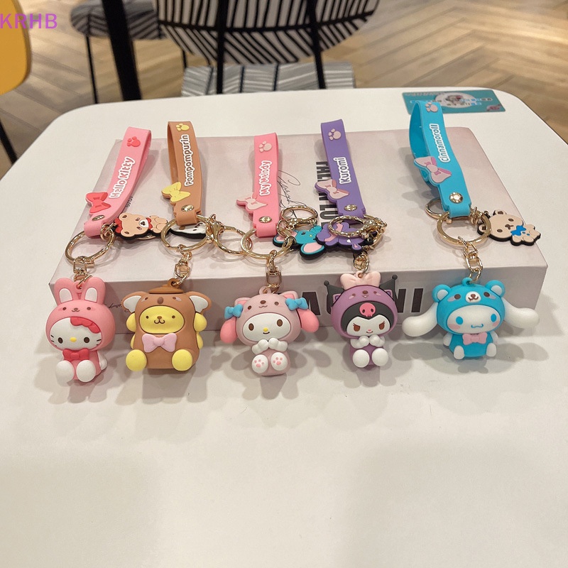 SANRIO Móc Khóa Hình Búp Bê Kuromi My Melody Dễ Thương Mới