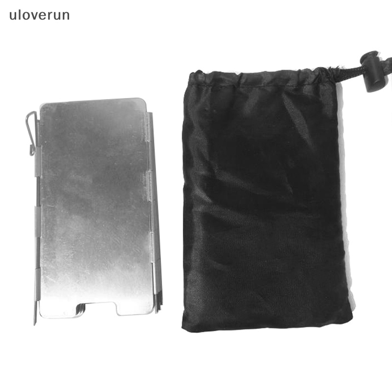 Uloverun Bộ Bếp Nấu Ăn Cắm Trại Ngoài Trời Có Kính Chắn Gió Và 9 Ghim mini vn