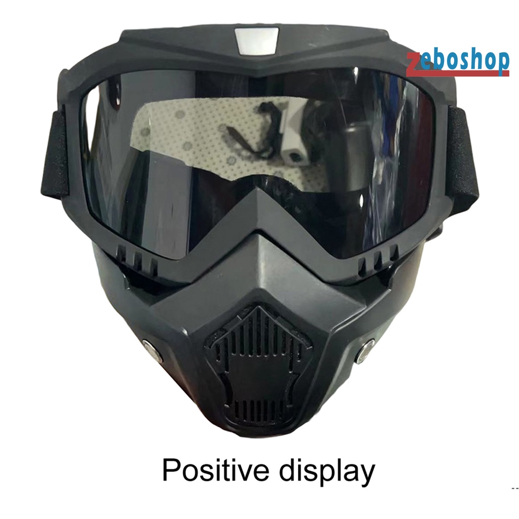 Kính Bảo Hộ Chống Tia UV Chắn Gió Có Thể Tháo Rời Tiện Dụng Khi Đi Xe Máy