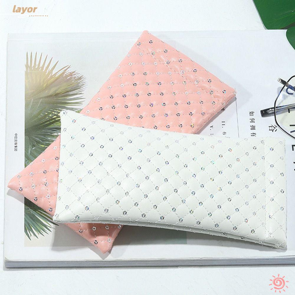 Hộp Đựng Mắt Kính / Son Môi Bằng Da PU Ốp