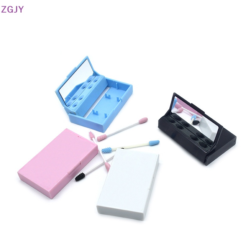 Set 2 Tăm Bông ZGJY Bằng Silicon Có Thể Tái Sử Dụng Trang Điểm Mắt Mascara Mới