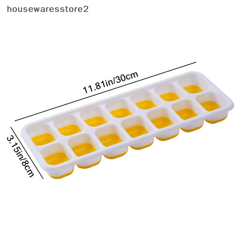 1 Khuôn Silicone Làm Đá 14 Ô Vuông DIY