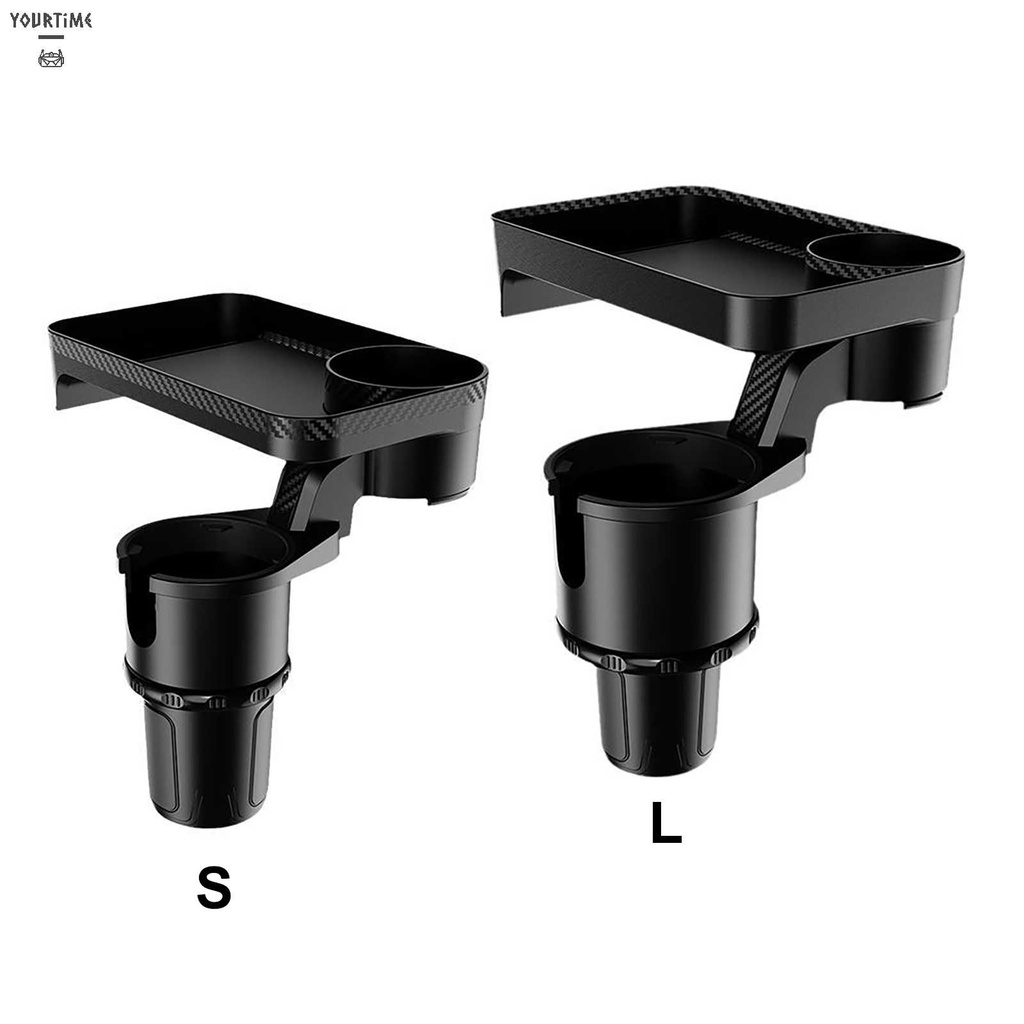 Giá Đỡ Cốc Nước Trên Xe Hơi Có Khay Tháo Rời Được Tiện Lợi