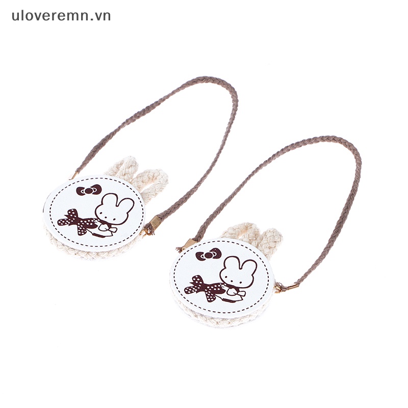 Túi cói Vai Đan Lát Hình Tròn Cho Búp Bê Tỷ Lệ 1 / 12