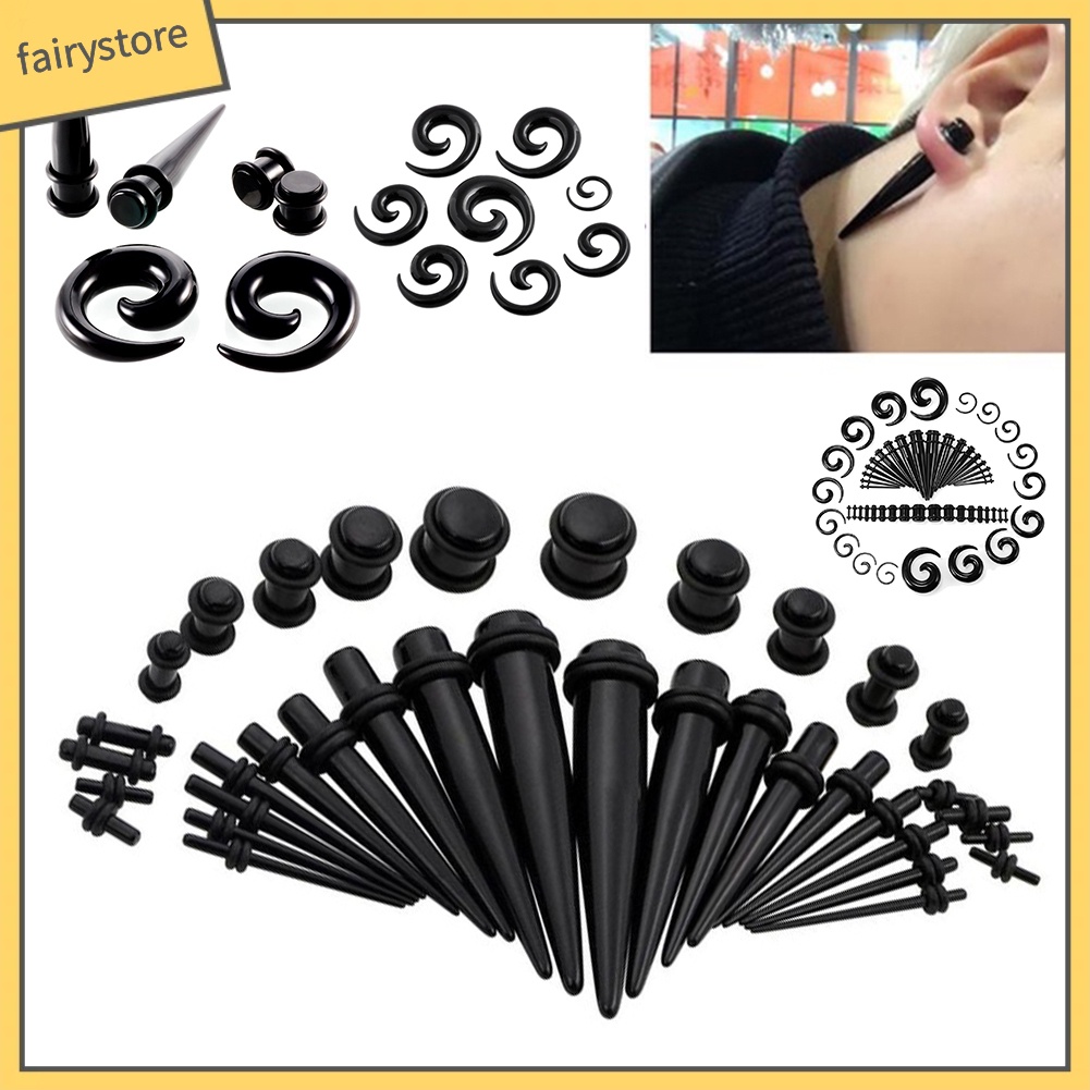 Set 54 Khuyên Nong Tai Acrylic 1.6-10mm