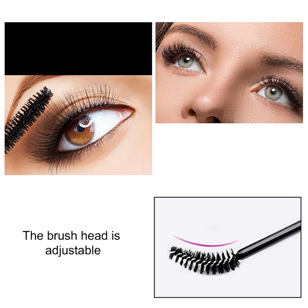 Bộ 50 Cọ Trang Điểm Lông Mi Màu Sắc Hỗn Hợp Dùng Một Lần Tiện Dụng