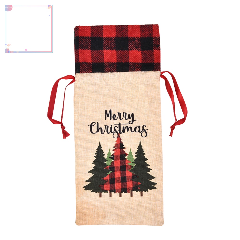 Vỏ Bọc Chai Rượu Hoạ Tiết Giáng Sinh Dễ Thương