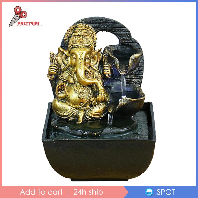 [Prettyia1] Tượng Thác Nước Bằng Resin Để Bàn Trang Trí