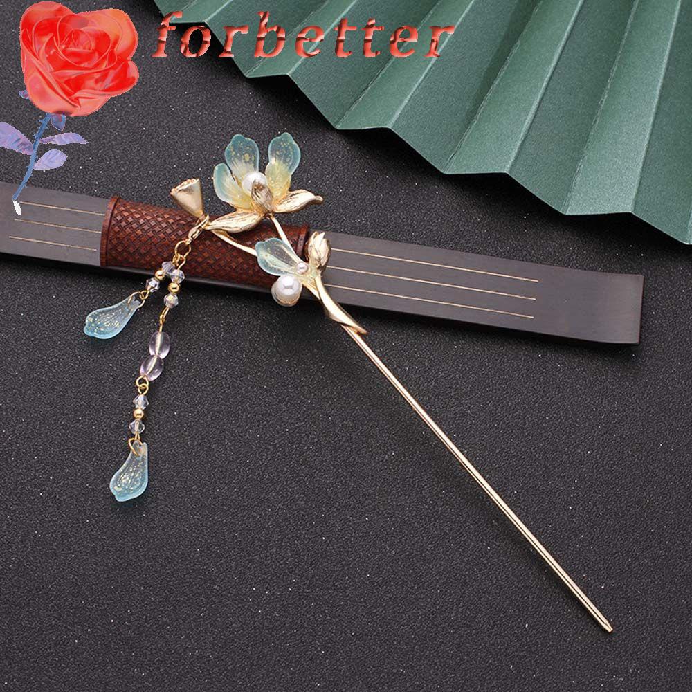 Trâm Cài Tóc Tua Rua Dài Đính Hạt Ngọt Ngào Cho Nữ