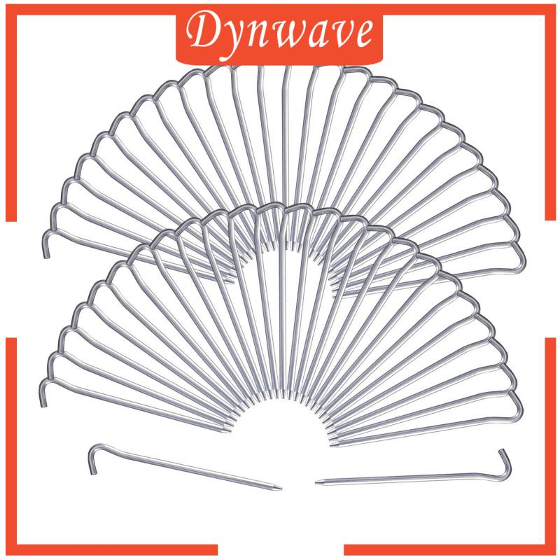 [Dynwave] Gói 50 Cọc Nhôm Dựng Lều Hạng Nặng 7inch Cho Pampolines, Sheds