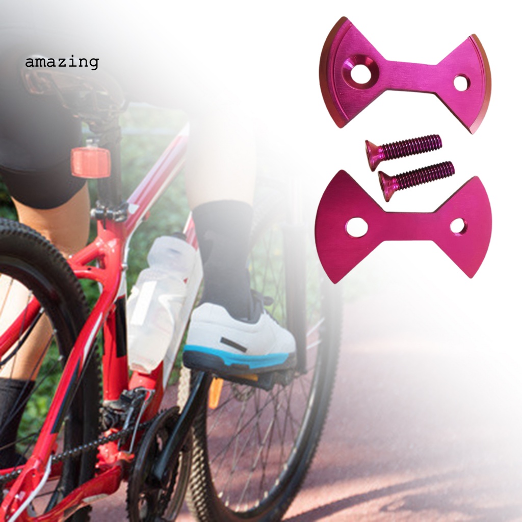 Bộ 2 Tấm Khóa Bàn Đạp Bằng Hợp Kim Titan Thay Thế Chuyên Dụng Cho Xe Đạp Leo Núi