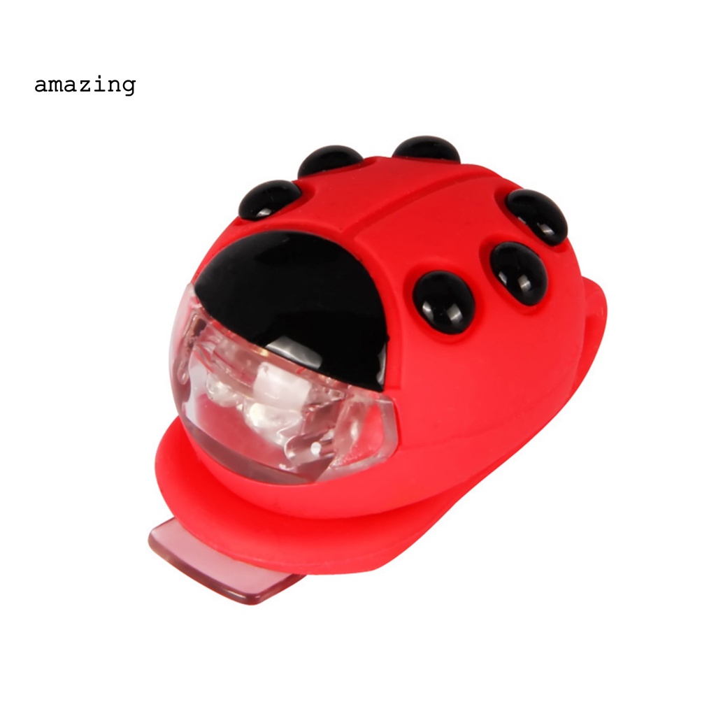 Đèn Pha Led Cảnh Báo An Toàn Hình Bọ Rùa Cho Xe Đạp Scooter