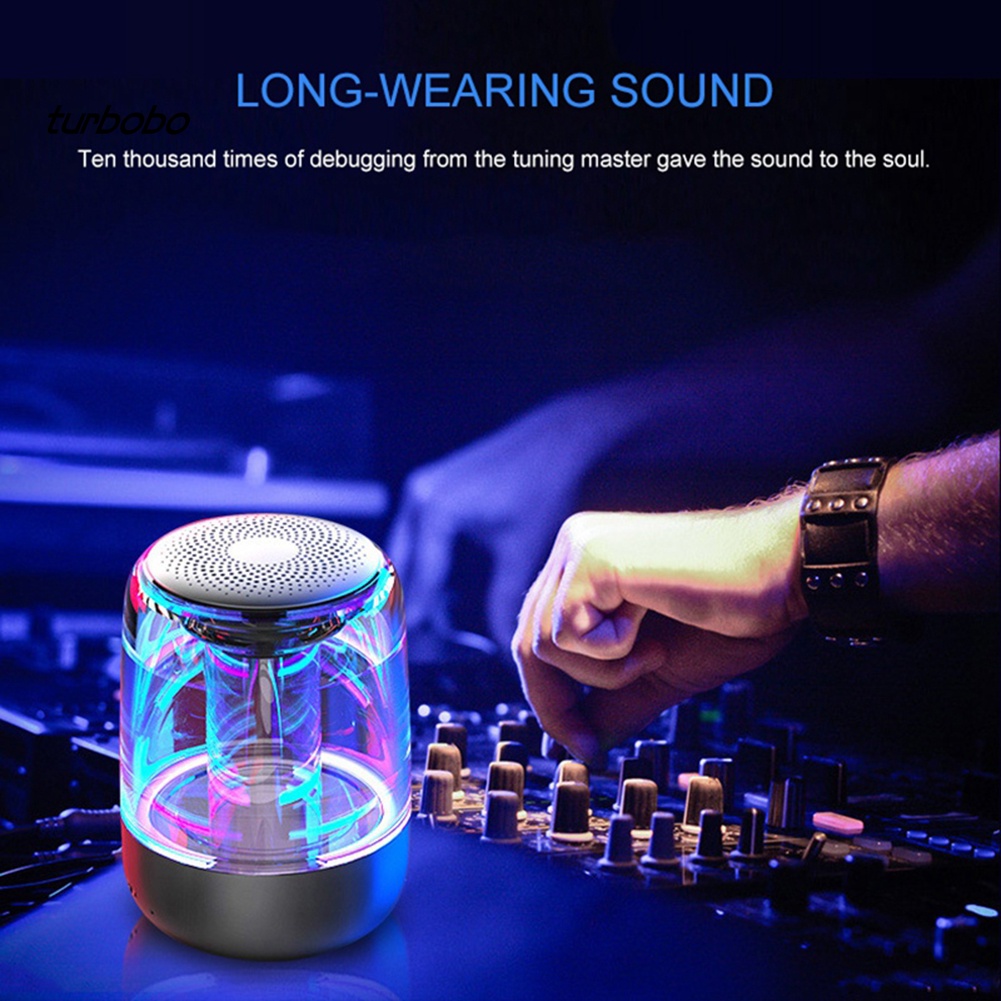 Loa Bluetooth 5.0 Không Dây Siêu Trầm Có Đèn LED C7 Và Phụ Kiện