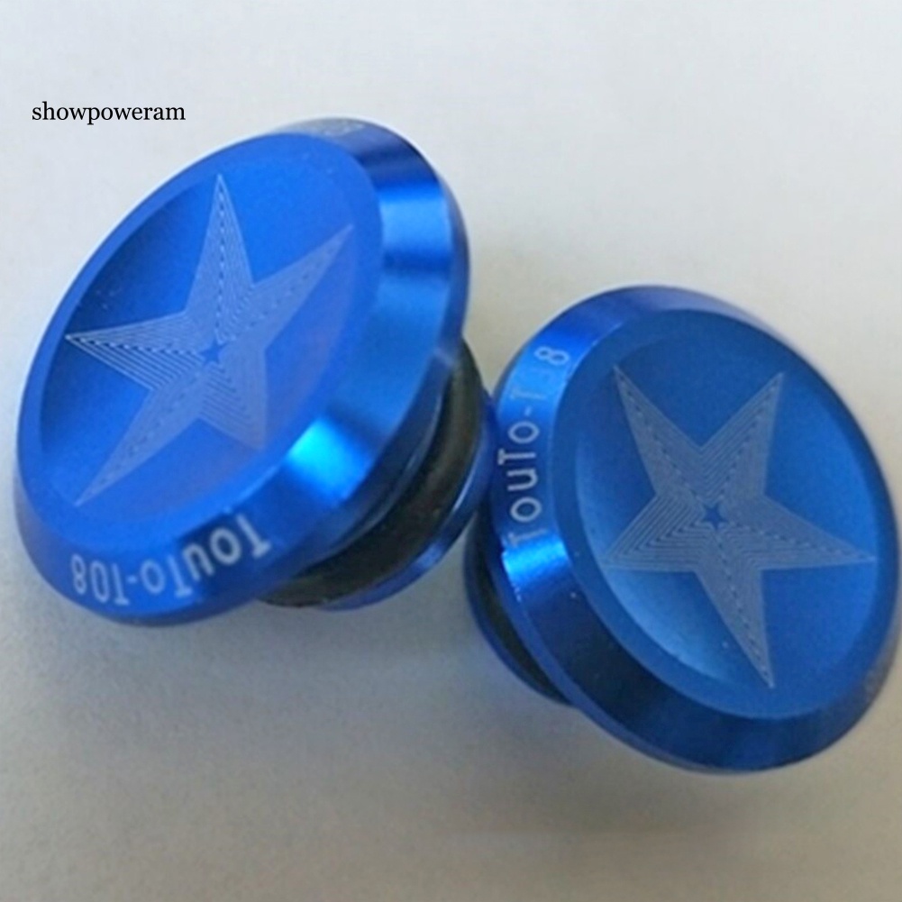 Set 2 Nút Gắn Tay Lái Xe Đạp Leo Núi Bằng Hợp Kim Nhôm